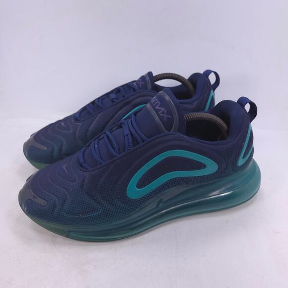 Nike Air Max 720 Athletic Lace Up Running Shoe Mens Size 9.5 AO2924-405 Blue - Picture 1 of 10